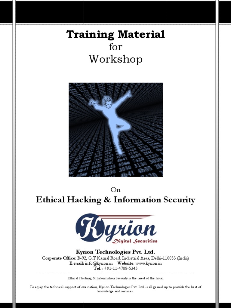 Kyrion Ethical Hacking Workshop Guide | PDF | Wireless Lan | Security ...