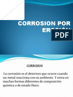 Corrosion Por Erosion