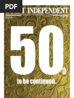 Egypt Independent's 50th and final print edition