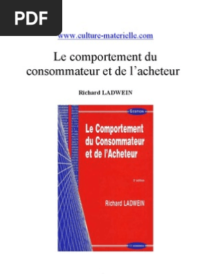 Comportement Du Consommateur Livre Consommateurs Commercialisation