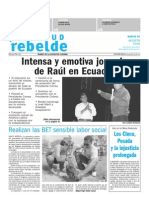 Juventud Rebelde 11 de Agosto 2009