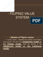Filipino Value System