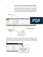 Componentes de La Cinta de Opciones de PowerPoint 2010