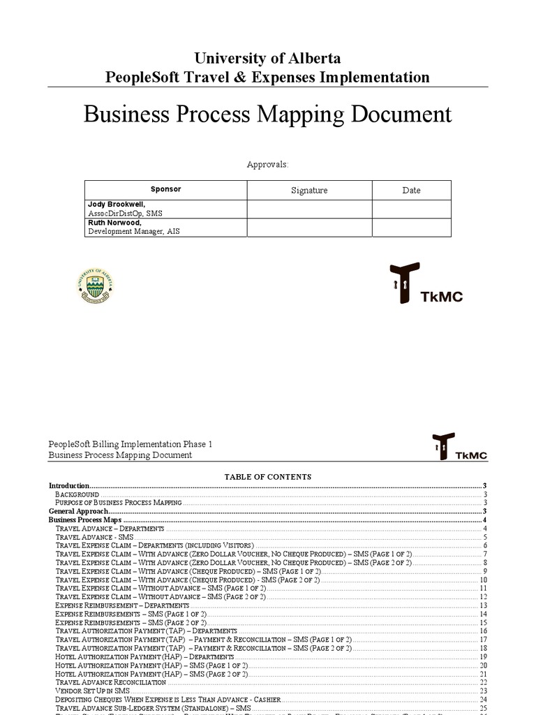 Travel & Expenses Process Mapping | PDF | Debits And Credits | Accounts ...