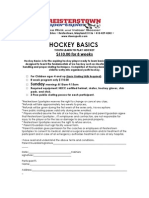 Hockey Basics: $110.00 For 8 Weeks