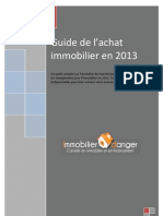 Guide Achat Immobilier 2013
