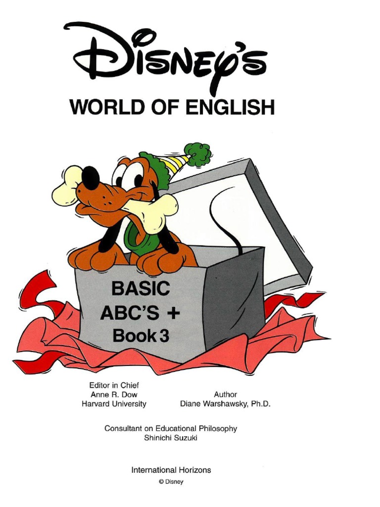 ♦️♦️♦️♦️DisneyWORLDOF ENGLISH BasicABCs➕1-12 Disney's World of English