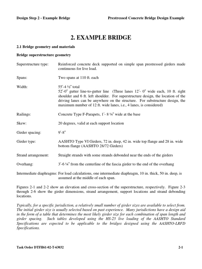 Prestressed Concrete Bridge Design Guide | PDF