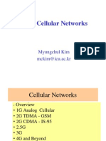 CH 8. Cellular Networks: Myungchul Kim Mckim@icu - Ac.kr