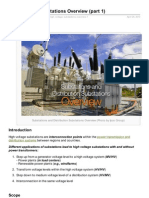 High Voltage Substations Overview Part 1