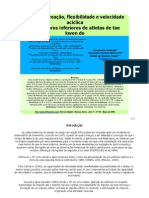 Tempo de reação flexibilidade e evelocidade de membros inferiores em taekwondistas