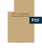 Basic Definitions of Accounting PDF