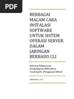 Download Berbagai Macam Cara Instalasi Software Untuk Sistem Operasi Server Dalam Jaringan Berbasis CLI by aditia zaman SN137924628 doc pdf