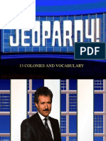 Jeopardy Rev Colonies Test 4