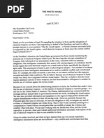 Rodriguez Letter to Senator Levin 4.25.13