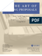 proposal writing for social science