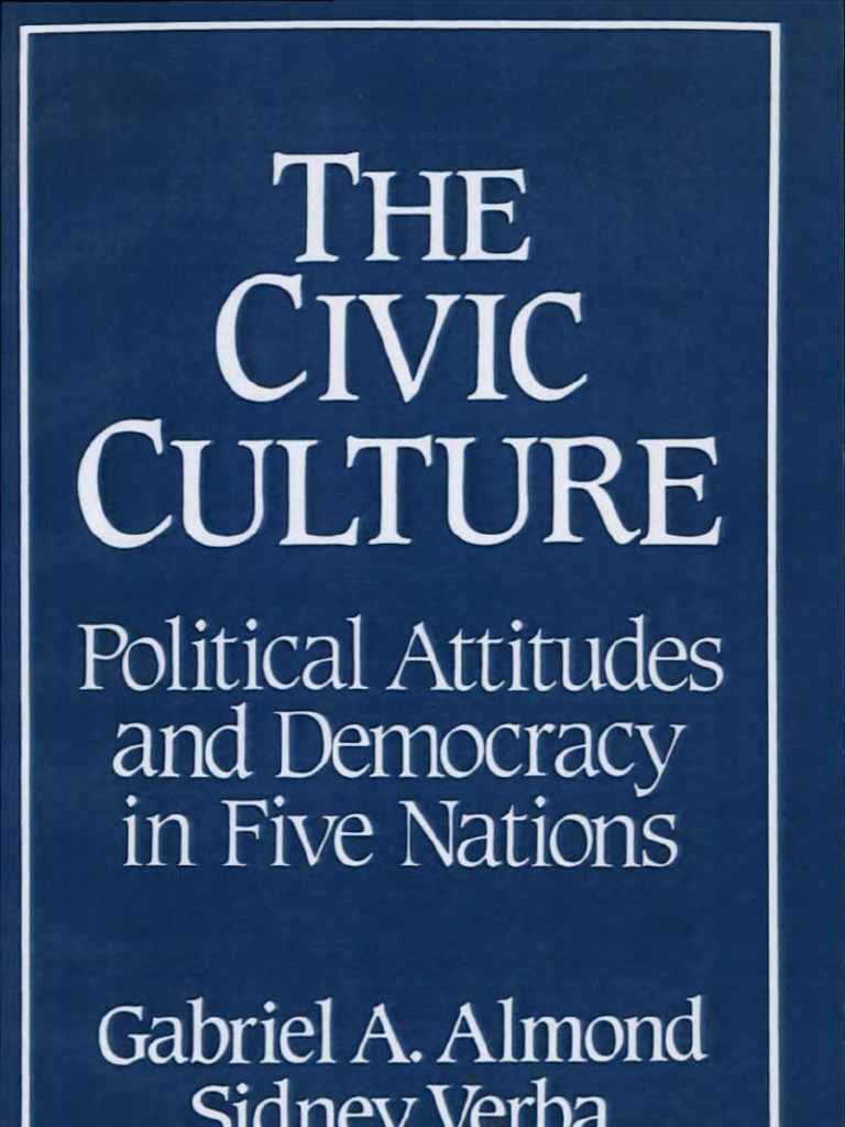 ALMOND VERBA. The Civic Culture Political Attitudes and Democracy in