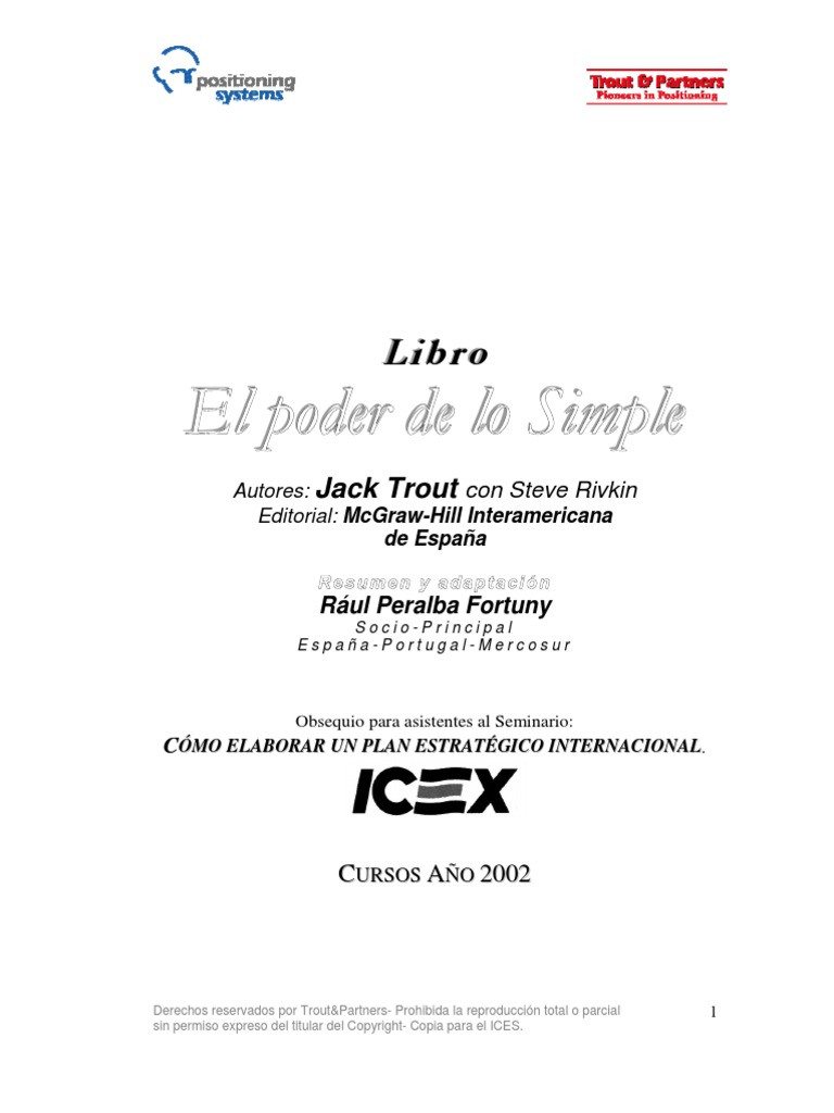 El Poder de lo Simple en Negocios | PDF | Estrategia militar | Marketing