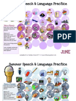 Summer Speech & Language Practice: Directions