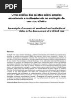 Uma análise dos relatos sobre estados emocionais e motivacionais na evolução de um caso clínico