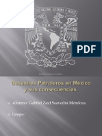 Desastres Petroleros en México