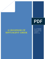 A Grammar of Septuagint Greek