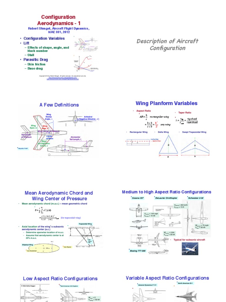 Wing Theory PDF | PDF | Lift (Force) | Airfoil