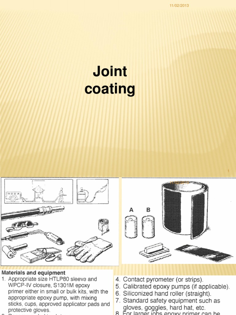 Joint Coating Process Overview | PDF