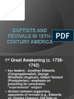 Baptists and Revivals in 18th-Century America