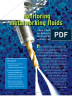 Monitoring Metal Working Fluids 