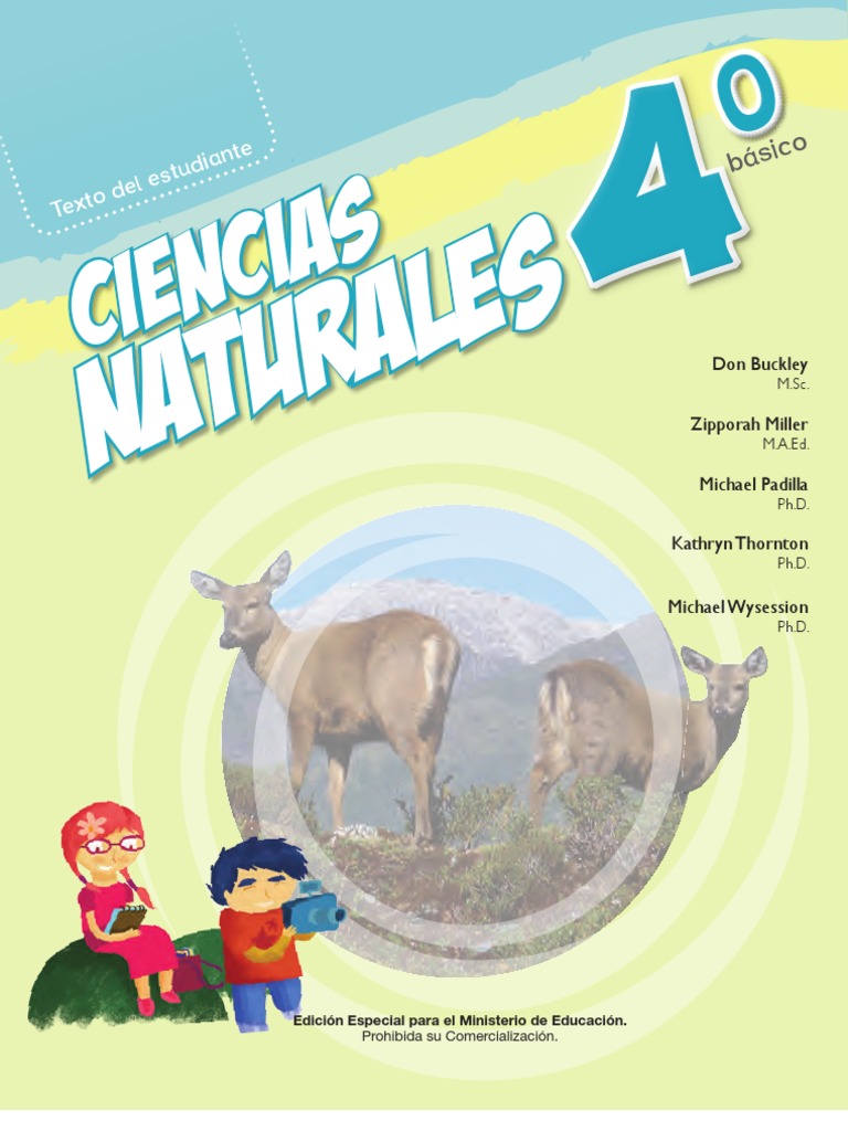 LIBRO DE CIENCIAS NATURALES 4 AÑO BASICO 2013