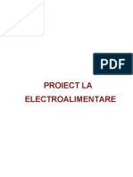 Proiect La Electroalimentare