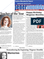 Wagner Monthly April 2013