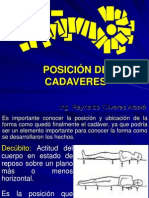 Posición de Cadaveres