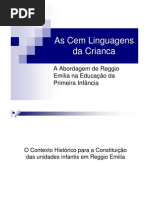 As Cem Linguagens Da Crianca