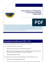 FY14 Proposed Operating Budget Update