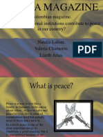 Linava Magazine: Colombian Magazine. How Can Educational Institutions Contribute To Peace in Our Country?