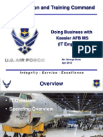 Doing Business With Keesler Air Force Base's Air Education and Training Command