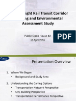 Western Light Rail Transit Corridor Planning and Environmental Assessment Study