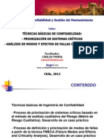 Taller TÉCNICAS BÁSICAS DE CONFIABILIDAD