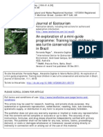 Journal of Ecotourism: To Cite This Article: Fernanda Pegas, Alexandra Coghlan & Valeria Rocha (2012) : An Exploration of