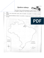 quebra cabeça com mapa do brasil