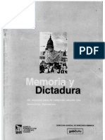 MEMORIA Y DICTADURA -1ªParte