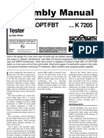 Assembly Manual: In-Circuit LOPT/FBT Tester K 7205