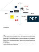 Retail Brand Positioning by Price vs Quality