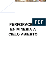 Perforación en minería a cielo abierto: Conceptos, sistemas y equipos