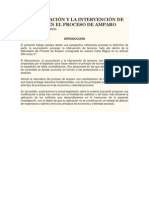 La Acumulación y La Intervención de Terceros en El Proceso de Amparo