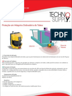 Proteção em máquina Dobradeira de tubos