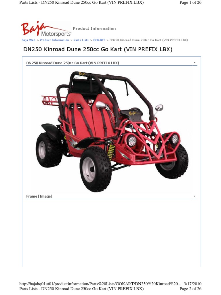 kinroad 250cc dune buggy parts
