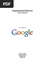 Download Organizational Behavior - A Case Analysis of Google by Eric Prenen SN138053993 doc pdf